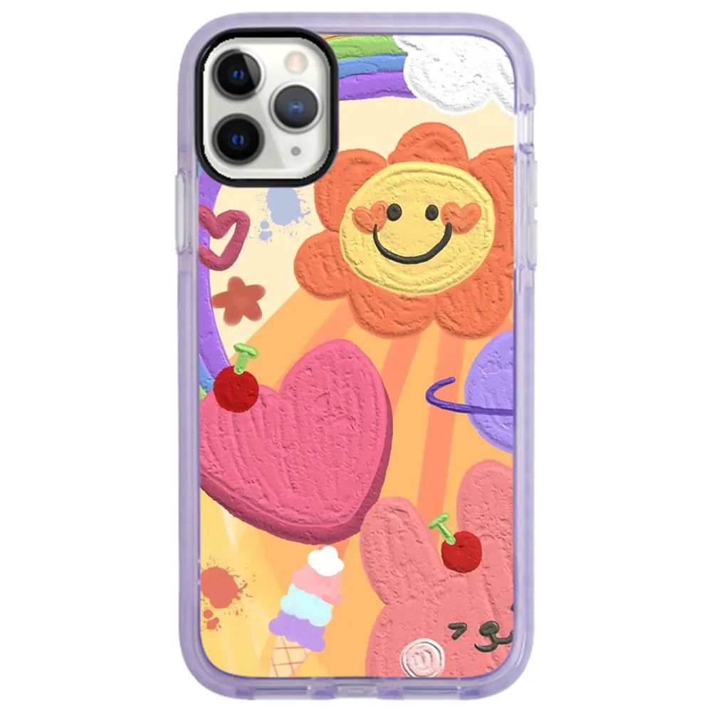 iPhone 11 Pro Max Impact Case - Pastell