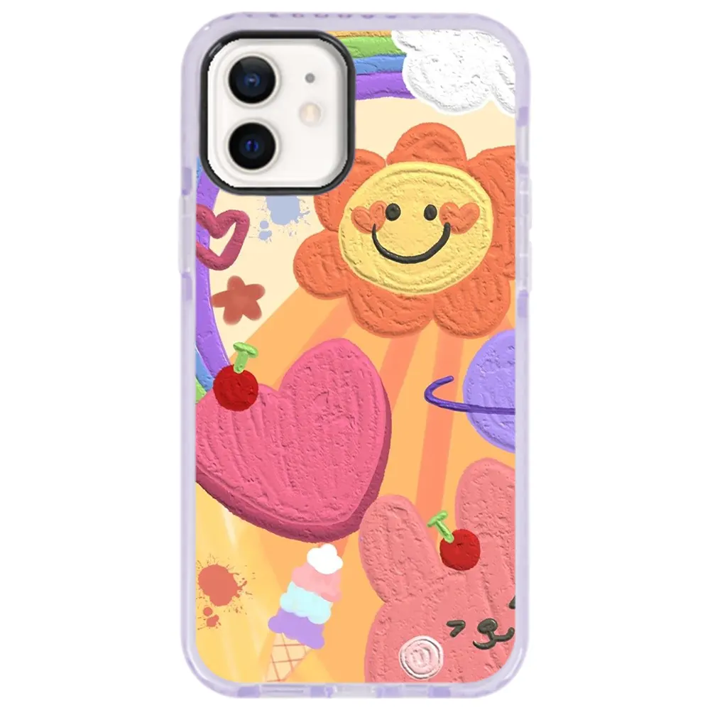 Apple iPhone 12 Impact Case - Pastell