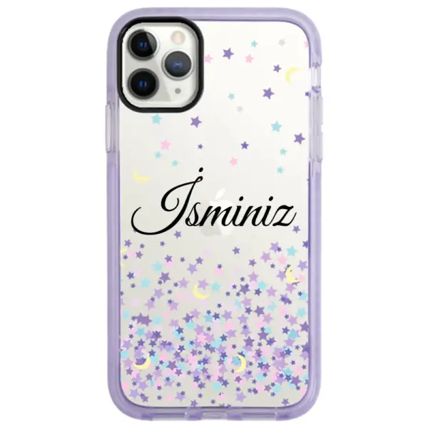 Apple iPhone 11 Pro Impact Case - Moon And Stars
