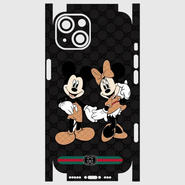 Apple iPhone 14 Telefon Kaplama Mickey Çift
