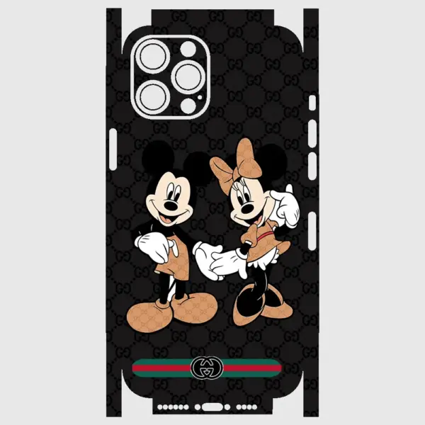 Apple iPhone 12 Pro Max Telefon Kaplama Mickey Çift