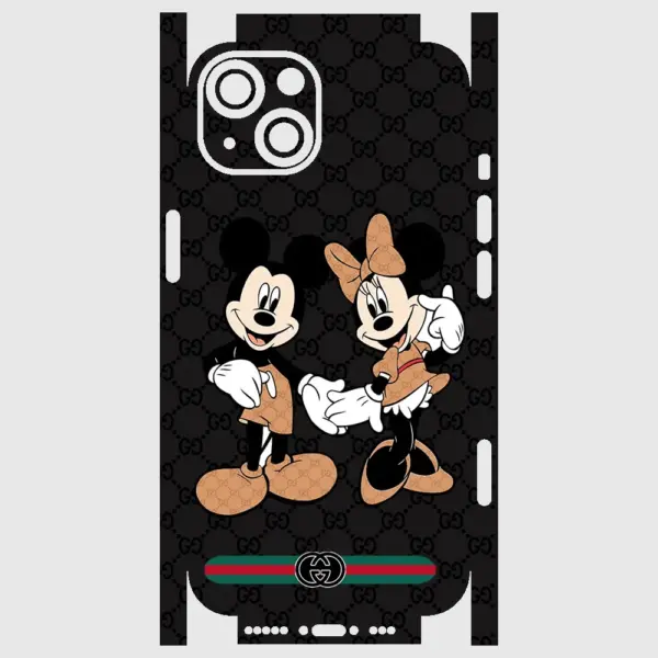 Apple iPhone 13 Telefon Kaplama Mickey Çift