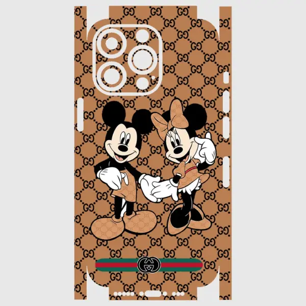 Apple iPhone 13 Pro Telefon Kaplama Mickey Çift