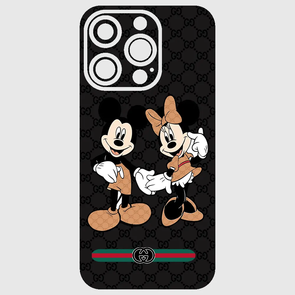 Apple iPhone 14 Pro Telefon Kaplama Mickey Çift