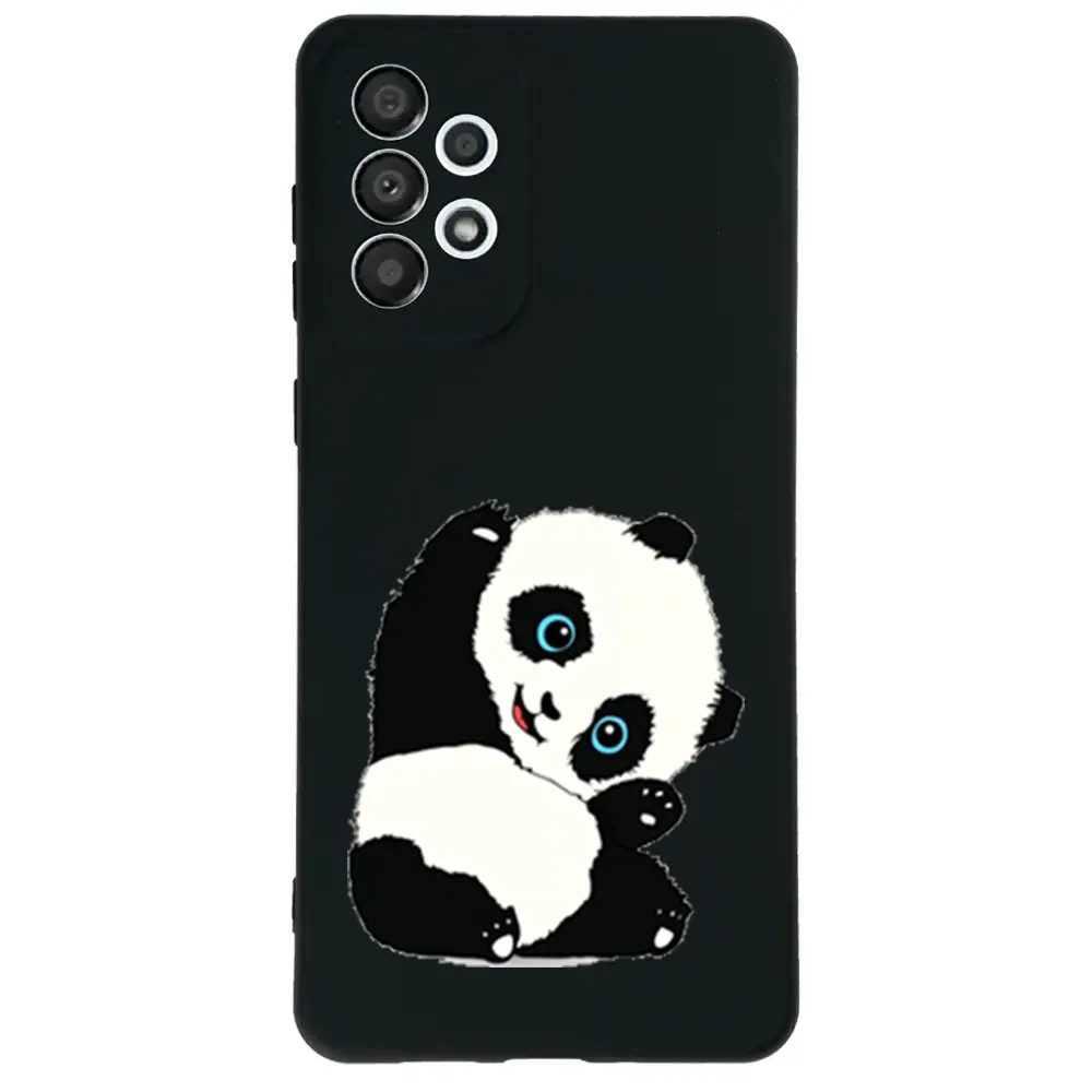 Samsung A73 Lansman Kılıf - Pandas