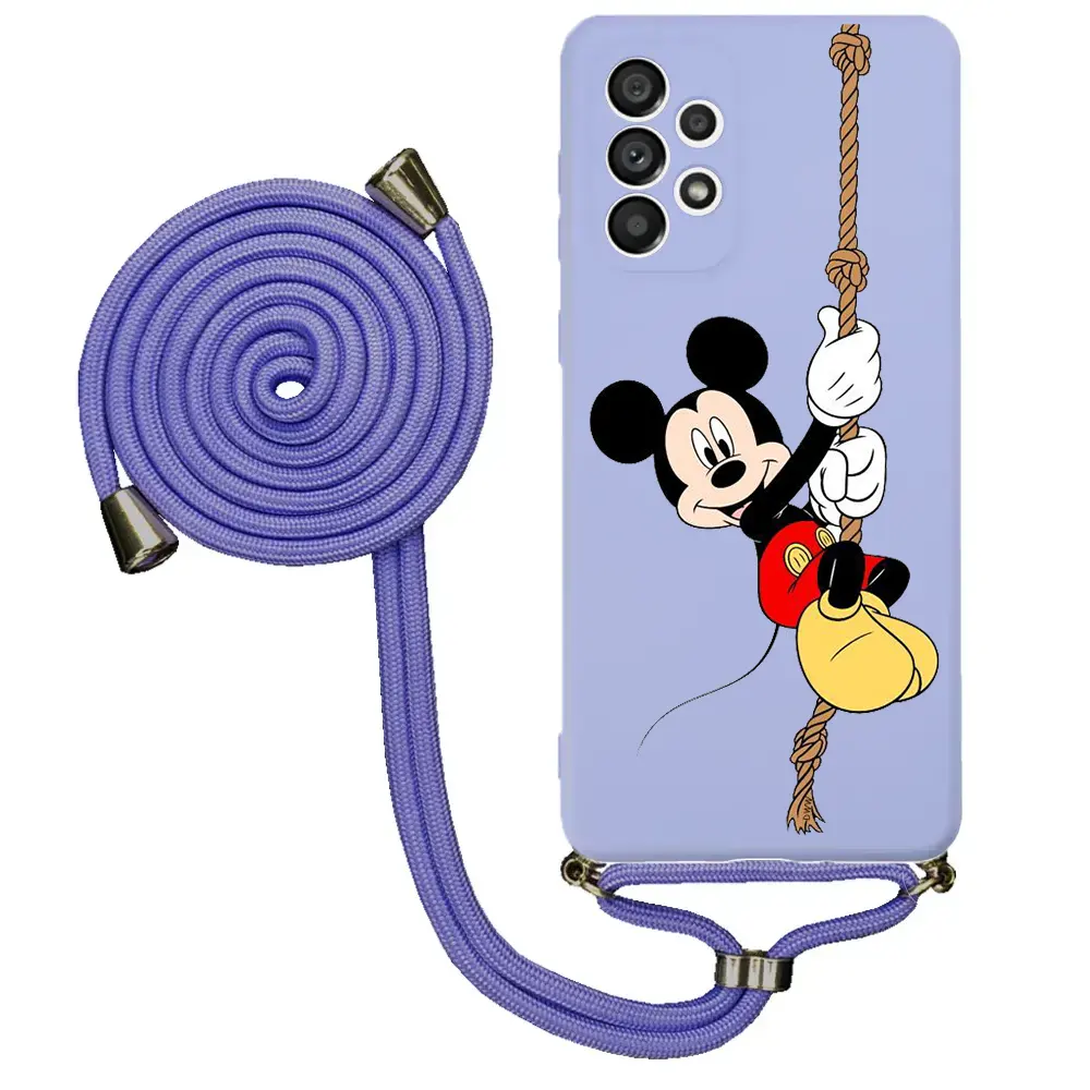 Samsung A73 İpli Lansman Kılıf - Mickey Mouse