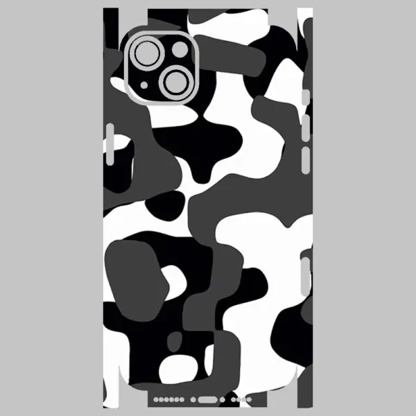 Apple iPhone 14 Plus Telefon Kaplama - Grey Camouflage