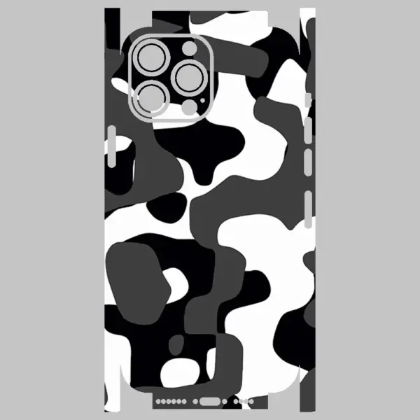 Apple iPhone 13 Pro Max Telefon Kaplama - Grey Camouflage