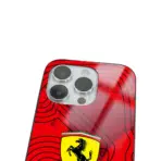 Apple iPhone 14 Pro Tamperli Glossy Cam Kapak - Ferrari 5