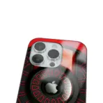 Apple iPhone 14 Pro Tamperli Glossy Cam Kapak - Red