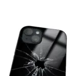 Apple iPhone 14 Tamperli Glossy Cam Kapak - Broken 1