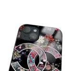 Apple iPhone 14 Tamperli Glossy Cam Kapak - CC Flower